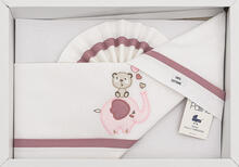 LENZUOLO 3 PZ CULLA RICAMATO 