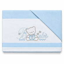 LENZUOLO 3 PZ LETTINO RICAMATO CM 120X180 