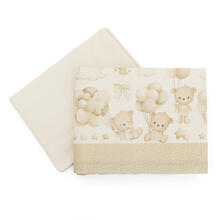 LENZUOLO NEONATO FLANELLA LETTINO CM 120X180 