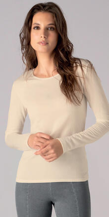 MAGLIA DONNA TERMICA MANICA LUNGA EFFETTO CALDO 