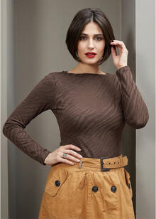 MAGLIA MANICA LUNGA IN CALDO CASHMERE FANTASIA ZEBRA 