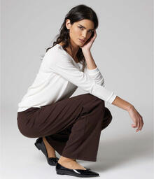 PANTALONE DONNA PUNTO ROMA VESTIBILITA' AMPIA E COMODA 