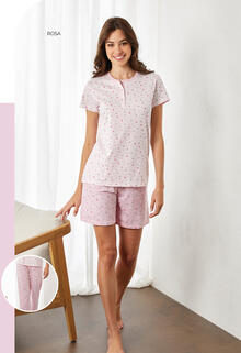 PIGIAMA DONNA 3 PEZZI 