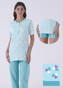 PIGIAMA DONNA 3 PEZZI 