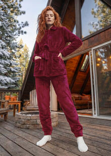 PIGIAMA DONNA CORAL APERTO 