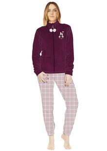 PIGIAMA DONNA CORAL FULL ZIP 