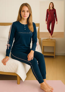 PIGIAMA DONNA INTERLOCK 