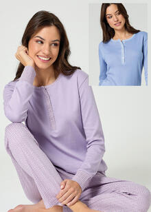 PIGIAMA DONNA INTERLOCK 
