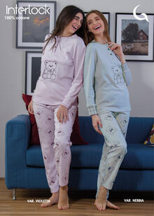 PIGIAMA DONNA INTERLOCK 