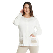PIGIAMA DONNA INTERLOCK APERTO 