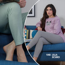 PIGIAMA DONNA INTERLOCK GIROCOLLO 