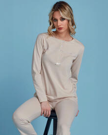 PIGIAMA DONNA LUNGO JERSEY 