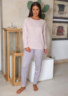 PIGIAMA DONNA LUNGO JERSEY 