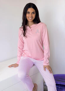 PIGIAMA DONNA LUNGO JERSEY 