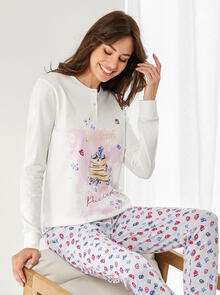 PIGIAMA DONNA LUNGO JERSEY 