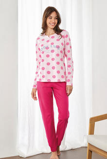 PIGIAMA DONNA LUNGO JERSEY 