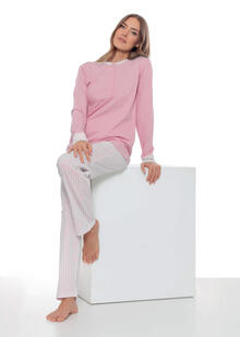 PIGIAMA DONNA LUNGO JERSEY 