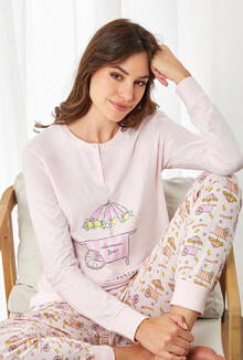 PIGIAMA DONNA LUNGO JERSEY 