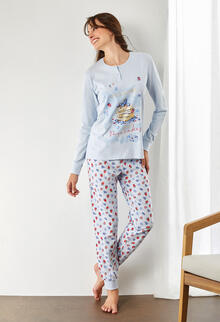 PIGIAMA DONNA LUNGO JERSEY 