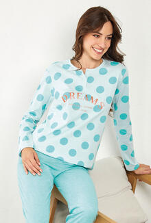 PIGIAMA DONNA LUNGO JERSEY 