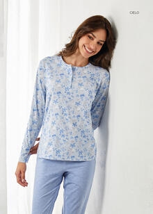 PIGIAMA DONNA LUNGO JERSEY 