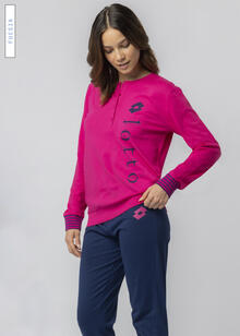 PIGIAMA DONNA LUNGO JERSEY LOTTO 