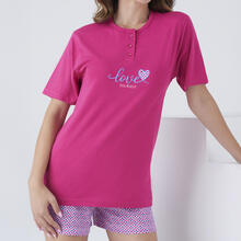 PIGIAMA DONNA MEZZA MANICA PANTALONCINO IN SCATOLA 