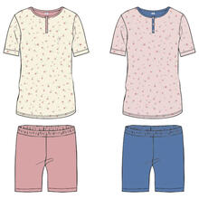 PIGIAMA DONNA MEZZA MANICA PANTALONCINO 