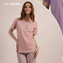 PIGIAMA DONNA MEZZA MANICA PANTALONE LUNGO 