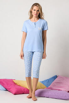 PIGIAMA DONNA MEZZA MANICA PINOCCHIETTO 