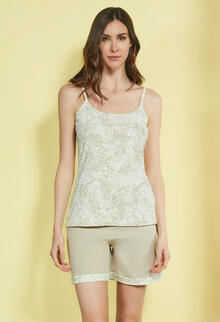 PIGIAMA DONNA SPALLA STRETTA PANTALONCINO 