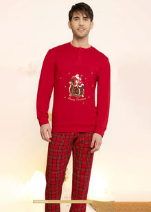 PIGIAMA NATALIZIO UOMO INTERLOCK 