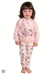 PIGIAMA NEONATA CALDO COTONE 