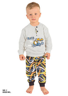 PIGIAMA NEONATO JERSEY LUNGO 