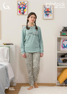 PIGIAMA RAGAZZA INTERLOCK 