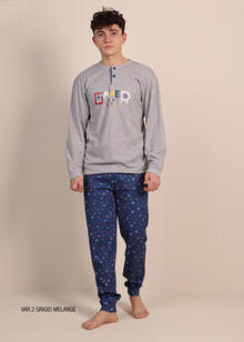 PIGIAMA RAGAZZO INTERLOCK 