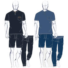 PIGIAMA UOMO 3 PEZZI 