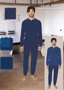 PIGIAMA UOMO INTERLOCK 