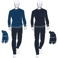 PIGIAMA UOMO INTERLOCK 