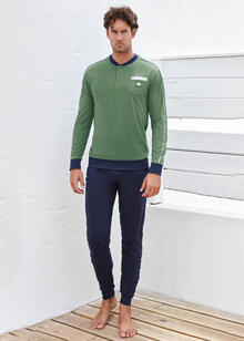 PIGIAMA UOMO LUNGO JERSEY 
