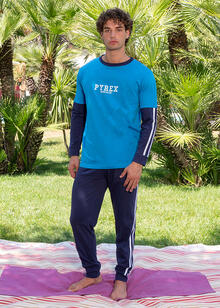 PIGIAMA UOMO LUNGO JERSEY 