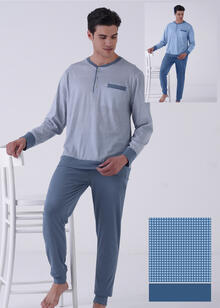 PIGIAMA UOMO LUNGO JERSEY 