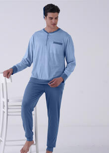 PIGIAMA UOMO LUNGO JERSEY 