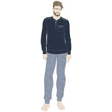 PIGIAMA UOMO LUNGO JERSEY 