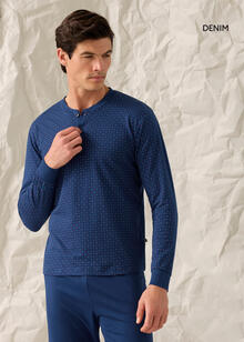 PIGIAMA UOMO LUNGO JERSEY ENRICO COVERI 