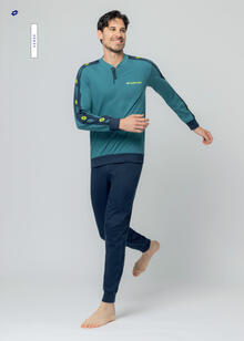PIGIAMA UOMO LUNGO JERSEY LOTTO 