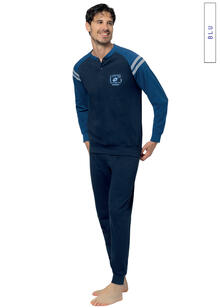 PIGIAMA UOMO LUNGO JERSEY LOTTO 