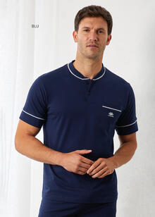 PIGIAMA UOMO MEZZA MANICA PANTALONCINO 