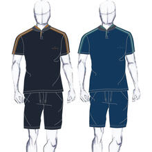 PIGIAMA UOMO MEZZA MANICA PANTALONCINO 