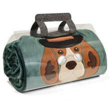 PLAID IN PILE CM 130X160 CON APPLICAZIONE 